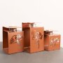 WALLXPERT Set svećnjaka Ginkgo Tealight APT549 Red - slika 1