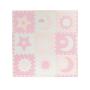 MoMi Nebe podloga za bebe - Puzzle od pene Pink - slika 3