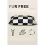 Paws & Whiskers Krevet za ljubimce Fur Free 64 x 88 Black White - slika 2
