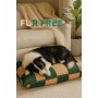 Paws & Whiskers Krevet za ljubimce Fur Free 64 x 88 Green Beige - slika 1