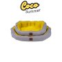 Paws & Whiskers Krevet za ljubimce Coco Summer L Yellow - slika 4