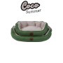 Paws & Whiskers Krevet za ljubimce Coco Summer M Green - slika 4