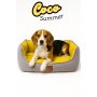 Paws & Whiskers Krevet za ljubimce Coco Summer M Yellow - slika 2