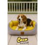 Paws & Whiskers Krevet za ljubimce Coco Summer M Yellow - slika 1
