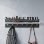 WALLXPERT Čiviluk Welcome Hanger White - slika 3