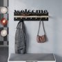 WALLXPERT Čiviluk Welcome Hanger Sapphire Oak - slika 2