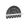 WALLXPERT Čiviluk Rainbow Hanger White - slika 5