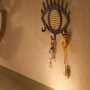 WALLXPERT Čiviluk Rattan Eyes Metal Wall Hanger APT527 - slika 2