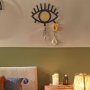 WALLXPERT Čiviluk Rattan Eyes Metal Wall Hanger APT527 - slika 1