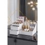 WALLXPERT Organizer za šminku Elegance White - slika 1