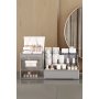 WALLXPERT Organizer za šminku Elegance Grey Transparent - slika 1