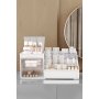 WALLXPERT Organizer za šminku Elegance White Transparent - slika 1
