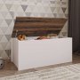 HANAH HOME Kutija za igračke Florya White Rustic Walnut - slika 3