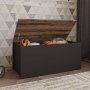 HANAH HOME Kutija za igračke Florya Anthracite Rustic Walnut - slika 3
