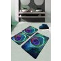 L`ESSENTIEL MAISON Set 3 prostirke za kupatilo Peacock - slika 1