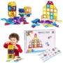 ECO TOYS Set magnetnih kocki za decu ? kua i auto, 45 delova - slika 3