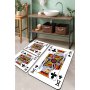 L`ESSENTIEL MAISON Set 3 prostirke za kupatilo Karo Playing Card - slika 1