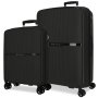 MOVOM Putni koferi od polipropilena 56cm i 66cm Moon black - slika 1