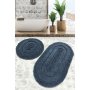 L`ESSENTIEL MAISON Set 2 prostirke za kupatilo Macoroni Dark Grey - slika 1