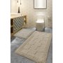 L`ESSENTIEL MAISON Set 2 prostirke za kupatilo Stone Beige - slika 1