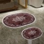 L`ESSENTIEL MAISON Set 2 prostirke za kupatilo 410616 O Claret Red - slika 1