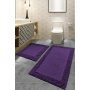 L`ESSENTIEL MAISON Set 2 prostirke za kupatilo Piante Purple - slika 1
