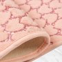 L`ESSENTIEL MAISON Set 2 prostirke za kupatilo Leila Heart Light Pink - slika 2