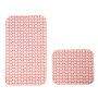 L`ESSENTIEL MAISON Set 2 prostirke za kupatilo Leila Heart Pink - slika 4