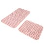 L`ESSENTIEL MAISON Set 2 prostirke za kupatilo Leila Heart Pink - slika 5
