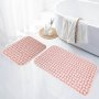 L`ESSENTIEL MAISON Set 2 prostirke za kupatilo Leila Heart Pink - slika 1