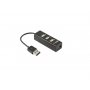 YENKEE YHB 4001BK 4port USB 2.0 Hub - slika 1