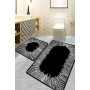 L`ESSENTIEL MAISON Set 2 prostirke za kupatilo Somber Black - slika 1