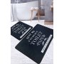 L`ESSENTIEL MAISON Set 2 prostirke za kupatilo Toilet Black - slika 1