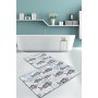 L`ESSENTIEL MAISON Set 2 prostirke za kupatilo Aqua Fish Djt - slika 1