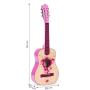 ECO TOYS Roze velika gitara za decu - slika 4