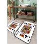 L`ESSENTIEL MAISON Set 2 prostirke za kupatilo Karo Playing Card - slika 1