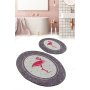 L`ESSENTIEL MAISON Set 2 prostirke za kupatilo Chile Flamingo - slika 2