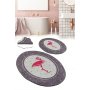 L`ESSENTIEL MAISON Set 2 prostirke za kupatilo Chile Flamingo - slika 1