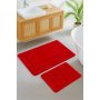 L`ESSENTIEL MAISON Set 2 prostirke za kupatilo Cerceve Red - slika 2