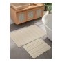 L`ESSENTIEL MAISON Set 2 prostirke za kupatilo Yeni Cizgili Cream - slika 1
