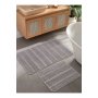 L`ESSENTIEL MAISON Set 2 prostirke za kupatilo Yeni Cizgili Grey - slika 1