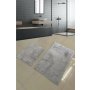 Conceptum Hypnose Set 2 prostirke za kupatilo Bphmfpufy 2 Dik V2 Light Grey - slika 1