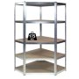 CHOMIK METALNA UGAONA POLICA 5 NIVOA *0892 - slika 1