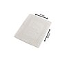 L`ESSENTIEL MAISON Prostirka za kupatilo Foet Bone White - slika 3