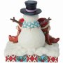 JIM SHORE Chip n Dale Snowman Figurine - slika 3