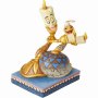 JIM SHORE Romance by Candlelight (Lumiere and Feather Duster Figurine) - slika 2