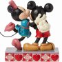 JIM SHORE Hugs & Kisses Mickey & Minnie Love Figurine - slika 3