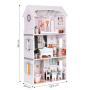 ECO TOYS Kucica za lutke Alice na 3 sprata, 4 sobe, set sa 9 komada namestaja - slika 5