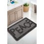 L`ESSENTIEL MAISON Prostirka za kupatilo Peace Anthracite - slika 1