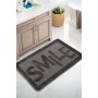 L`ESSENTIEL MAISON Prostirka za kupatilo Smile Anthracite - slika 1